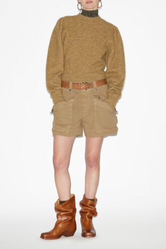 Onnie Sweater in Plain-Colored Alpaca Knit