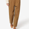 Opalyna Wide-Leg Cotton Twill Canvas Pants