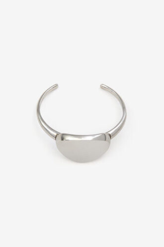 Ory Cuff Bracelet in Silver-Finish Brass