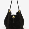 Oskan Hobo Folk Braided Suede Calfskin Leather Bag
