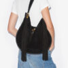 Oskan Hobo Folk Braided Suede Calfskin Leather Bag