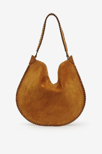 Oskan Hobo Soft Bag in Braided Suede Calfskin Leather