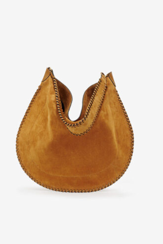 Oskan Hobo Soft Bag in Braided Suede Calfskin Leather