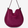 Oskan Hobo Soft Braided Suede Calfskin Leather Bag