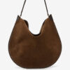 Oskan Hobo Soft Braided Suede Calfskin Leather Bag