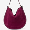 Oskan Hobo Soft Braided Suede Calfskin Leather Bag