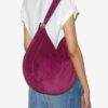 Oskan Hobo Soft Braided Suede Calfskin Leather Bag