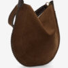 Oskan Hobo Soft Braided Suede Calfskin Leather Bag