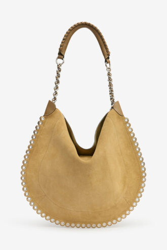 Oskan Hobo Soft Chain Suede Leather Bag