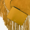 Oskan Hobo Soft Fringed Suede Calfskin Leather Handbag