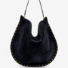 Oskan Hobo Soft Suede Calfskin Leather Bag