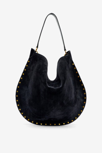 Oskan Hobo Soft Suede Calfskin Leather Bag