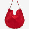 Oskan Hobo Soft Suede Calfskin Leather Bag