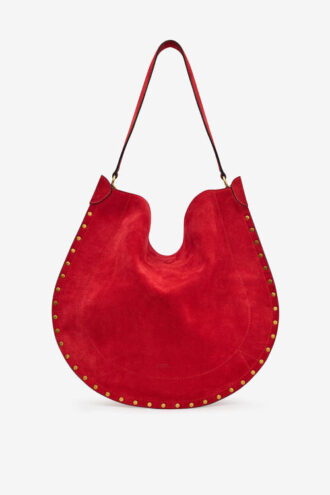 Oskan Hobo Soft Suede Calfskin Leather Bag