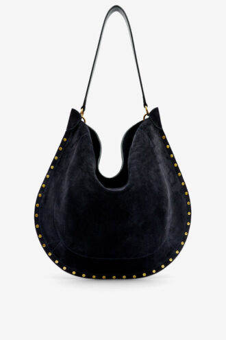 Oskan Hobo Soft Suede Calfskin Leather Bag