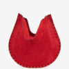 Oskan Hobo Soft Suede Calfskin Leather Bag