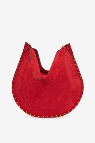 Oskan Hobo Soft Suede Calfskin Leather Bag