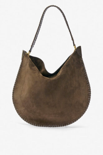 Oskan Hobo Soft Suede Calfskin Leather Bag