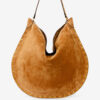 Oskan Hobo Soft Suede Calfskin Leather Bag