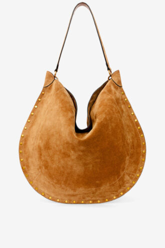 Oskan Hobo Soft Suede Calfskin Leather Bag