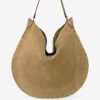 Oskan Hobo Soft Suede Calfskin Leather Bag