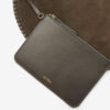 Oskan Hobo Soft Suede Calfskin Leather Bag