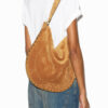 Oskan Hobo Soft Suede Calfskin Leather Bag