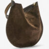 Oskan Hobo Soft Suede Calfskin Leather Bag