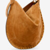 Oskan Hobo Soft Suede Calfskin Leather Bag