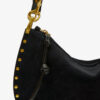 Oskan Hobo Soft Zip Braided Suede Calfskin Leather Handbag