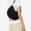 Oskan Hobo Soft Zip Braided Suede Calfskin Leather Handbag