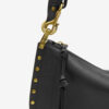 Oskan Hobo Soft Zip Grained Calfskin Leather Handbag