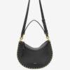 Oskan Hobo Soft Zip Grained Calfskin Leather Handbag