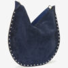 Oskan Hobo Soft Zip Suede Calfskin Leather Handbag