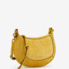 Oskan Moon Braided Suede Calfskin Leather Handbag