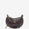 Oskan Moon Calfskin Leather Shoulder Bag