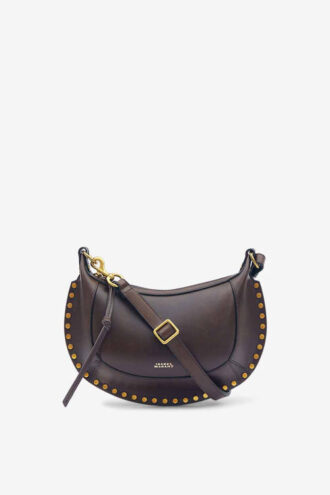 Oskan Moon Calfskin Leather Shoulder Bag