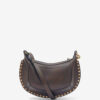 Oskan Moon Calfskin Leather Shoulder Bag