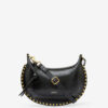 Oskan Moon Python-Effect Leather Shoulder Bag