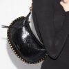Oskan Moon Python-Effect Leather Shoulder Bag
