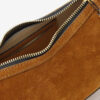Oskan Moon Shoulder Bag in Braided Suede Calfskin Leather