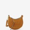 Oskan Moon Shoulder Bag in Braided Suede Calfskin Leather
