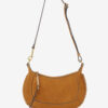 Oskan Moon Shoulder Bag in Braided Suede Calfskin Leather