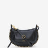 Oskan Moon Shoulder Bag in Soft Leather