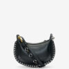 Oskan Moon Shoulder Bag in Soft Leather