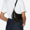 Oskan Moon Shoulder Bag in Soft Leather