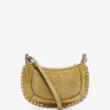Oskan Moon Suede Calfskin Baguette Handbag