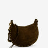 Oskan Moon Suede Calfskin Baguette Handbag