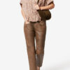 Oskan Moon Suede Calfskin Baguette Handbag