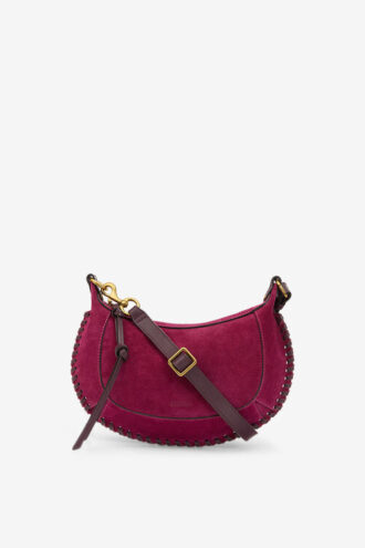 Oskan Moon Suede Calfskin Leather Shoulder Bag